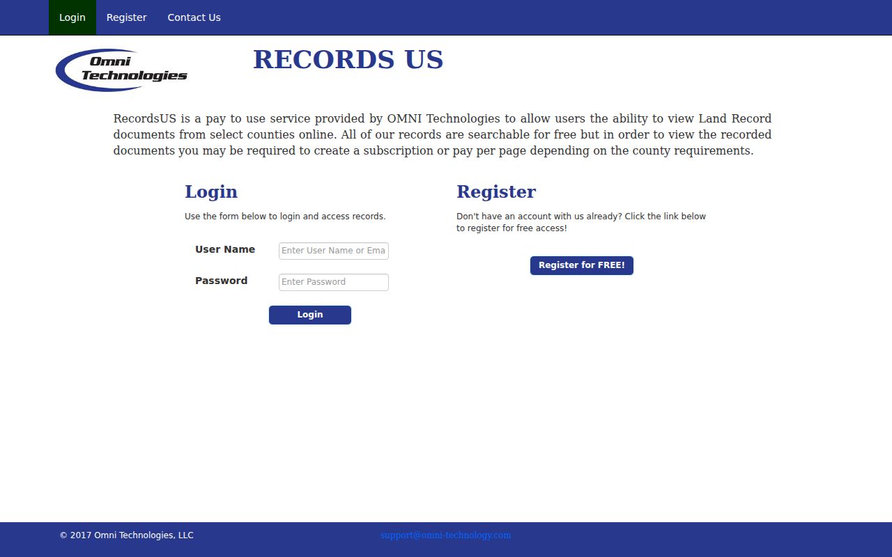 Tate County civil docket research source land record portal
