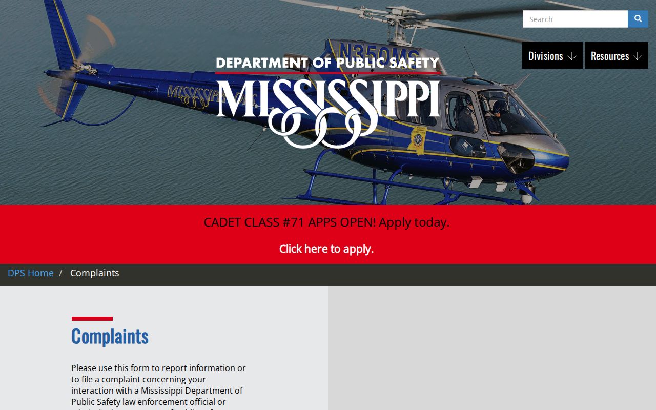 Tate County traffic court record issuing court guidance